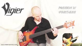 VIGIER GUITARS  Ivan Rougny démo Passion IV 5 cordes Fretless [upl. by Issie]