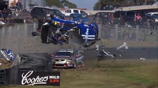 Sandowns biggest Turn 6 crashes [upl. by Yart]