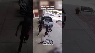 Thieves steal EBikes from Ace Hardware store in broad daylight [upl. by Asilat]