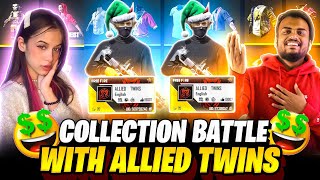 Allied Twins Vs Nayan amp Mukti Collection Battle 😱  Garena Free Fire [upl. by Kemme110]