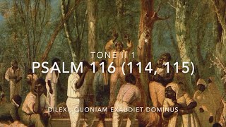 Psalm 116 Dilexi quoniam exaudiet Dominus [upl. by Spring598]