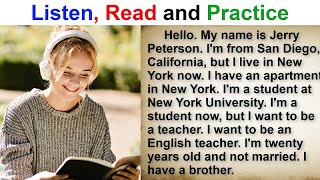 Reading Practice Improve your pronunciation in English [upl. by Judi]