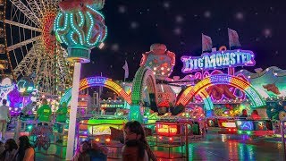 BIG MONSTER Amazing Polyp fairground ride ONRIDE POV [upl. by Ortrude232]