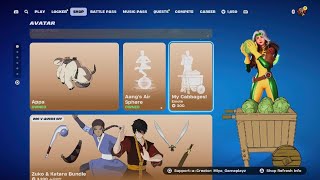 Purchasing Appa Glider and Aangs 2 Emotes😮 [upl. by Codel686]