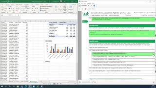 AAT Level 3 Spreadsheets  sample 1 part 2 [upl. by Winchester]