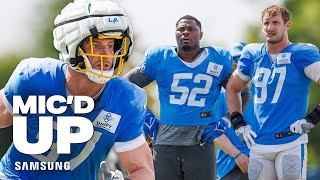 Micd Up Joey Bosa At 2023 Training Camp  LA Chargers [upl. by Jephum101]