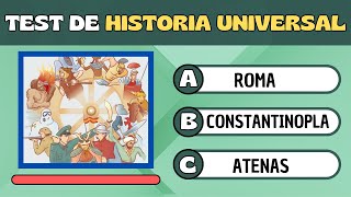  QUIZ de HISTORIA UNIVERSAL  ¿Cuánto sabes de CULTURA GENERAL [upl. by Pax]