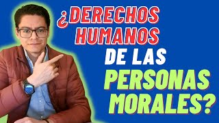 ¿DERECHOS HUMANOS DE LAS PERSONAS MORALES O JURÍDICAS [upl. by Michaelina581]