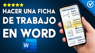 ¿Cómo hacer una ficha de trabajo usando WORD y que quede perfecta [upl. by Norda]