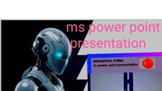 animation video in Microsoft PowerPoint presentation [upl. by Manton]