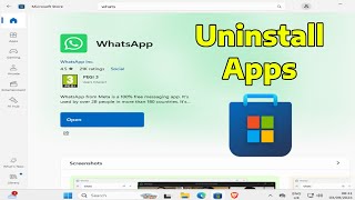 How To Uninstall Microsoft Store Apps in Windows 11 [upl. by Adonis200]