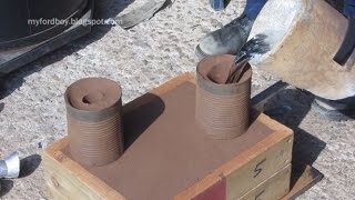 Metal Casting at Home Part 66 One Part Pattern with Detail on Both Sides [upl. by Mateya174]