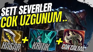 Sett severler çok üzgünüm TRYNDAMERE VS Sett LEAGUEOFLEGENDS [upl. by Eckardt896]