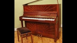 Schulze Pollmann Model 126 50 Upright Piano [upl. by Alyahc172]