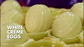 Inside Cadbury WHITE CREME EGGS [upl. by Ola]