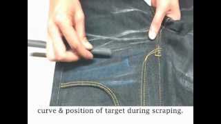 NIMES DENIMing 8216 Style Jeans  Whisker amp Handsand DIY Tutorial [upl. by Enaenaj]