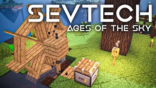 SevTech Ages of the Sky Ep 8 The Beneath Is CRAZY [upl. by Eenor853]