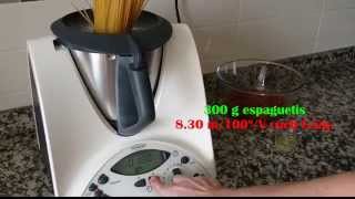 ESPAGUETIS CON VERDURATHERMOMIX [upl. by Bosch75]