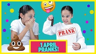 🤪 PRANKS POEP VAN ONTBIJTKOEK 💩 1 APRIL GRAPPEN [upl. by Silvano269]