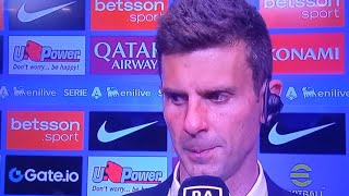 Thiago Motta intervista post InterJuventus 44 [upl. by Redyr175]