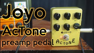 Joyo Actone Preamp Pedal JF13 [upl. by Uttasta722]