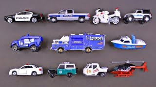 Police Cars for Kids 1 Best Toddler Learning Police Cars Trucks Police Vehicles for Children [upl. by Stickney]