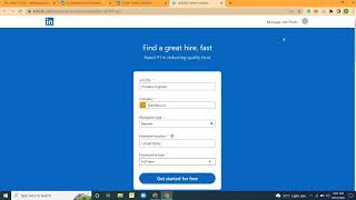 Linkedin Recruiter Lite Post Job [upl. by Zevahc501]