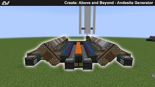 Create Above and Beyond  AndesiteCobblestone Generator [upl. by Nnyliram723]