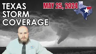 🔴 LIVE TEXAS SEVERE WEATHER amp TORNADO COVERAGE  Cross Plains amp Windthorst May 25 2024 [upl. by Asilef]