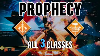 Solo Prophecy  All 3 Classes  Season Of The Wish  Destiny 2 [upl. by Maurits259]