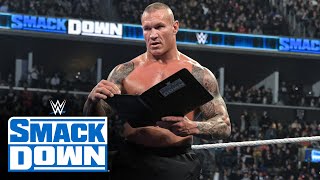 FULL SEGMENT – Randy Orton officially signs with SmackDown SmackDown highlights Dec 1 2023 [upl. by Cheatham]