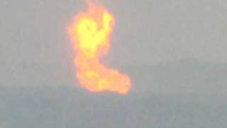 Gas Well Explosion and Fire Granbury Texas [upl. by Atiuqram]