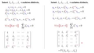 Inversibilité de la matrice de Vandermonde and co  des systèmes linéaires importants [upl. by Sayers708]