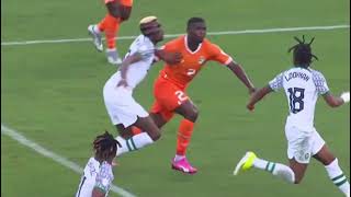 Nigeria vs Ivory coast 10  TroostEkong Penalty [upl. by Fernand972]