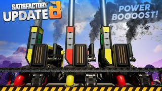 BOOSTING COAL POWER  SATISFACTORY Update 8  Lets Play [upl. by Annaya]