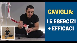 PROBLEMI alla CAVIGLIA i 5 ESERCIZI più EFFICACI [upl. by Shani]