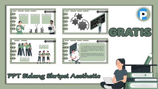 PPT Presentasi Sidang Skripsi Aesthetic Gratis I Template Gratis Powerpoint Part 23 [upl. by Aivul]