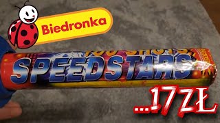 🧨Wyrzutnia Rzymskich Ogni Z Biedronki SPEED STARS 17 Zł💥fireworks fajerwerki firework sylwester [upl. by Rabma]