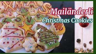 Mailänderli guetzli Christmas Cookies [upl. by Rosalee]