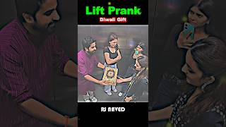 Cute Girls Diwali Return Gift Prank On Lift 😅 Dont Miss The End 🤫 Credit  Rj Naved 🤫 rjnaved [upl. by Ainadi60]