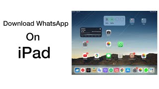 Download WhatsApp on iPad [upl. by Nilde]