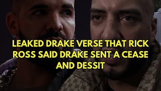 Leaked Drake Verse  Splash Brothers WITH LYRICS Ft French Montana and Rick Ross [upl. by Kevan]