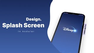 How to create animated splash screen in kodular Niotron MIT App Inventor [upl. by Eedeed]