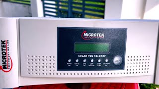 Microtek solar Inverter All Important Setting amp Features  Solar Inverter Setting [upl. by Moser931]