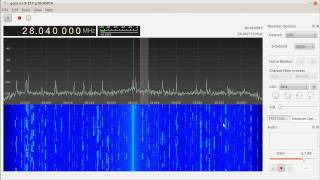 HF2V 10m CW with Funcube Dongle  HF kit [upl. by Happ842]