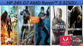 HP 245 G7  AMD Ryzen 3 3250U  Radeon Vega 3  8 GB ram  Test en 5 juegos 😱😲  Parte 4  2022 [upl. by Gniw]