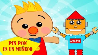 PIN PON ES UN MUÑECO  Aprendiendo Con Rony I Música para niños [upl. by Lizabeth]