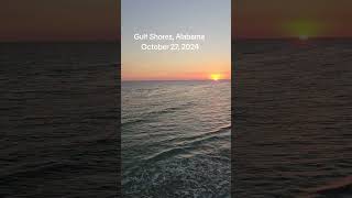 Gulf Shores Alabama Sunset 102724 gulfshores alabamabeaches gulfshoresalabama gulfcoast [upl. by Vinson]