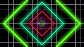 Colorful glowing motion graphics background video ǁ Abstract Background Video ǁ geometric shapes [upl. by Knowland]