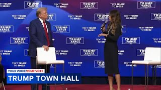 Kamala Harris and Donald Trump hold rival events in battleground Pennsylvania [upl. by Howzell671]